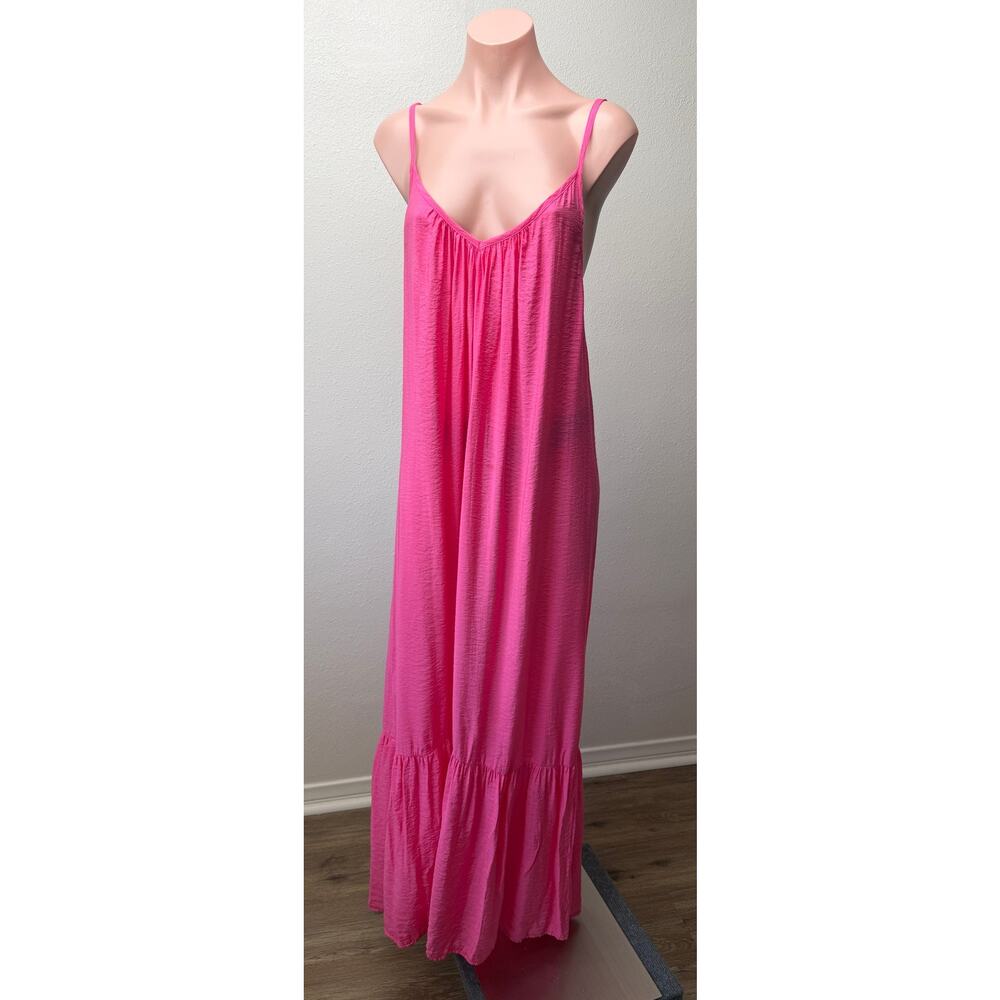Electric & Rose Laney Pink Maxi Dress Womens S